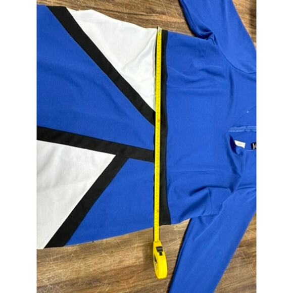 NWT!!Ashley Stewart Asymmetrical Dress, color Blocks,Final Sale,Work Wear,Office - Picture 3 of 8